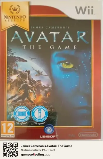 James Cameron's Avatar: The Game Nintendo Wii, PAL box front