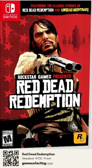 Red Dead Redemption Nintendo Switch, NTSC box front