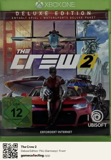The Crew 2 Xbox One, Germany box front