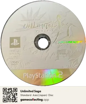 Unlimited Saga PlayStation 2, Asia disc