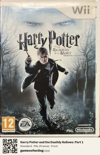 Harry Potter and the Deathly Hallows: Part 1 Nintendo Wii, France box front