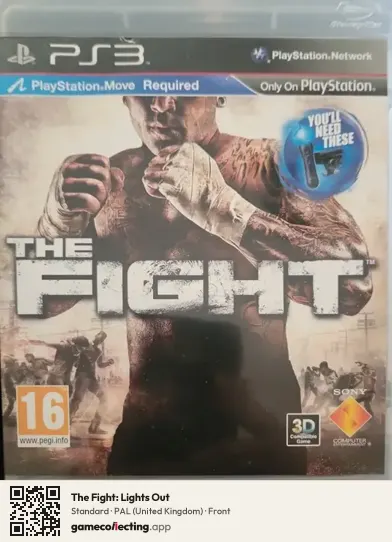 The Fight: Lights Out PlayStation 3, United Kingdom box front