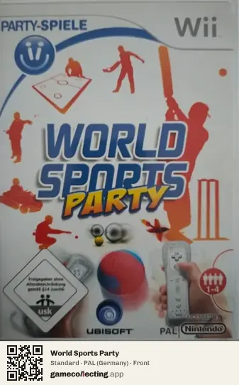 World Sports Party Nintendo Wii, Germany box front