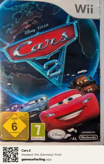 Cars 2 Nintendo Wii, Germany box front