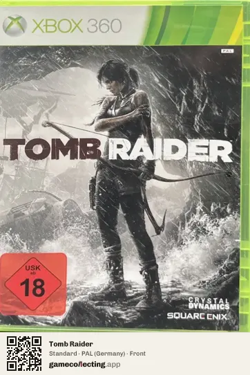 Tomb Raider Xbox 360, Germany box front
