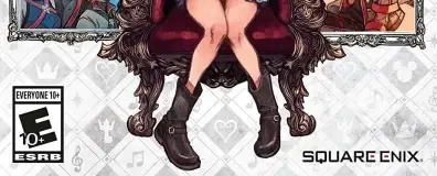 Kingdom Hearts: Melody of Memory, the ESRB box on its front