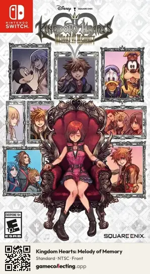 Kingdom Hearts: Melody of Memory Nintendo Switch, NTSC box front