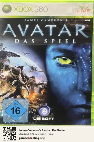 James Cameron's Avatar: The Game Xbox 360, Germany box front