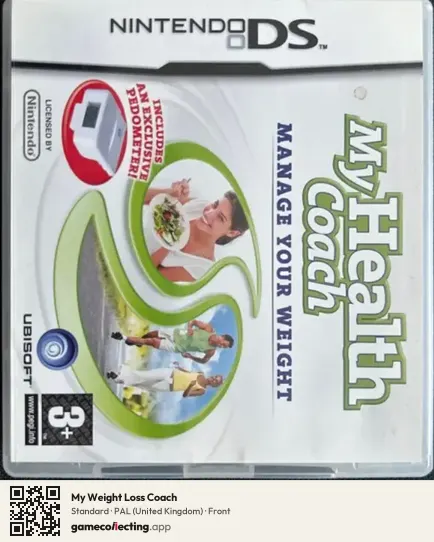 My Weight Loss Coach Nintendo DS, United Kingdom box front