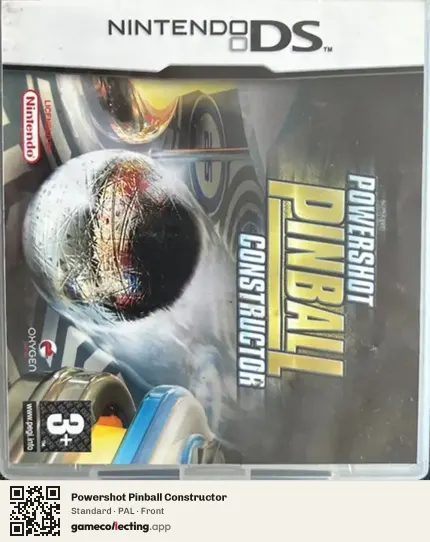 Powershot Pinball Constructor Nintendo DS, PAL box front