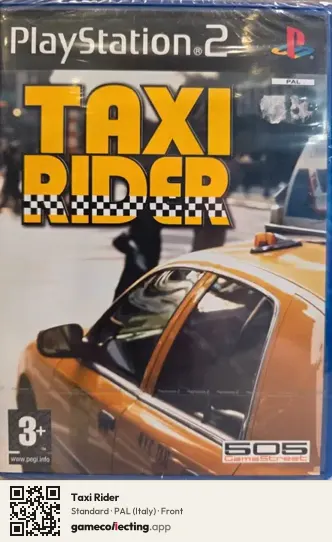 Taxi Rider PlayStation 2, Italy box front