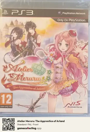 Atelier Meruru: The Apprentice of Arland PlayStation 3, PAL box front
