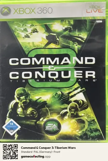 Command & Conquer 3: Tiberium Wars Xbox 360, Germany box front