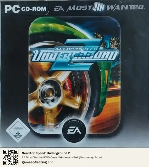 Need for Speed: Underground 2 Computer, Germany box front