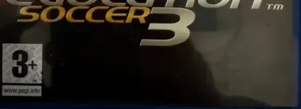 Pro Evolution Soccer 3, the PEGI square on its front