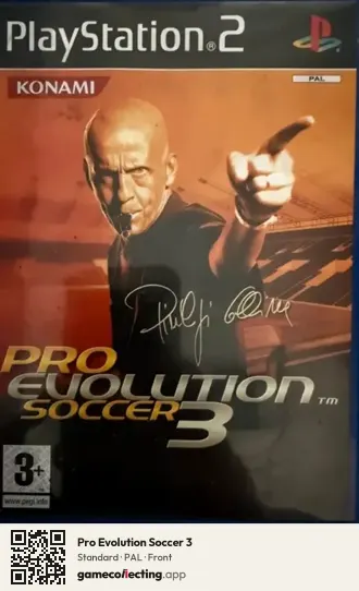 Pro Evolution Soccer 3 PlayStation 2, PAL box front