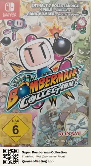 Super Bomberman Collection Nintendo Switch, Germany box front
