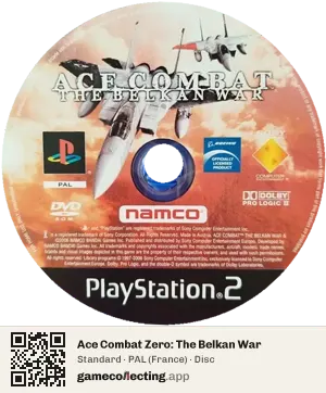 Ace Combat Zero: The Belkan War PlayStation 2, PAL disc