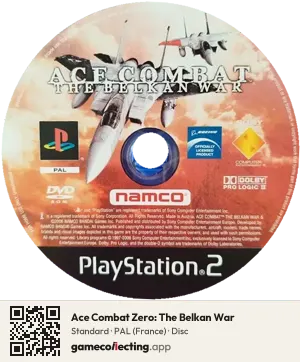Ace Combat Zero: The Belkan War PlayStation 2, PAL disc