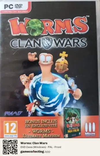 Worms: Clan Wars Computer, PAL box front