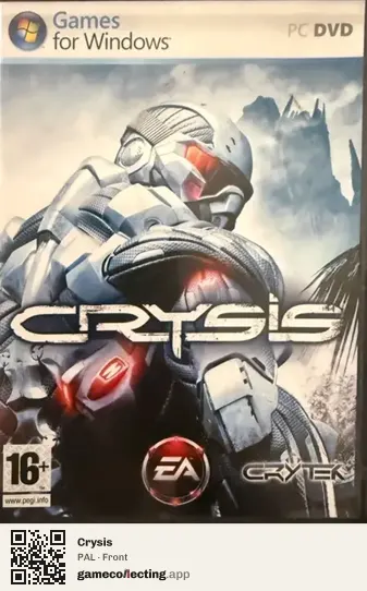 Crysis Computer, PAL box front
