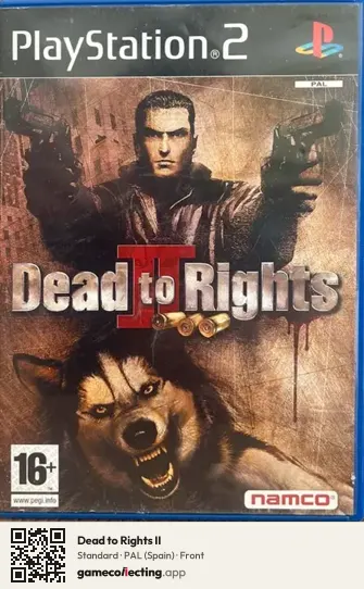 Dead to Rights II PlayStation 2, Spain box front