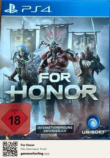 For Honor PlayStation 4, Germany box front