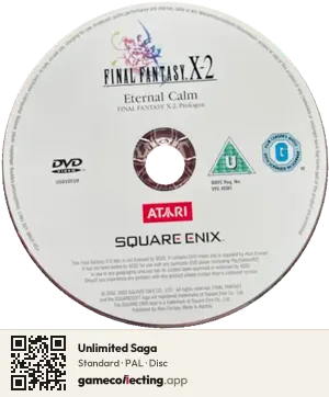 Unlimited Saga PlayStation 2, PAL disc