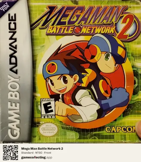 Mega Man Battle Network 2 Game Boy Advance, NTSC box front
