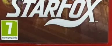 Star Fox, the USK square on its front