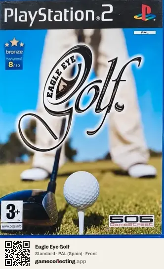 Eagle Eye Golf PlayStation 2, Spain box front