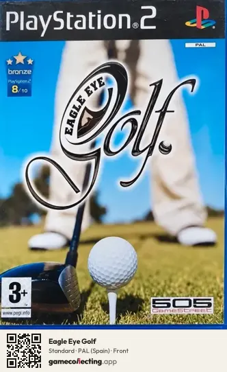 Eagle Eye Golf PlayStation 2, Spain box front