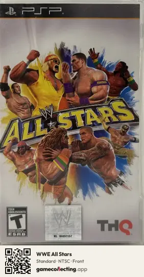 WWE All Stars PlayStation Portable, NTSC box front