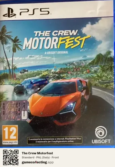 The Crew Motorfest PlayStation 5, Italy box front