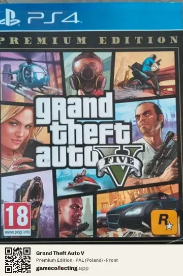 Grand Theft Auto V PlayStation 4, Poland box front