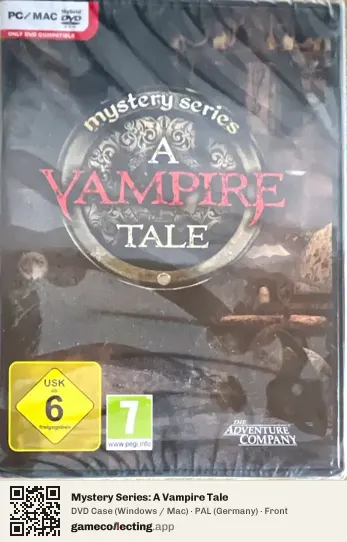 Mystery Series: A Vampire Tale Computer, Germany box front