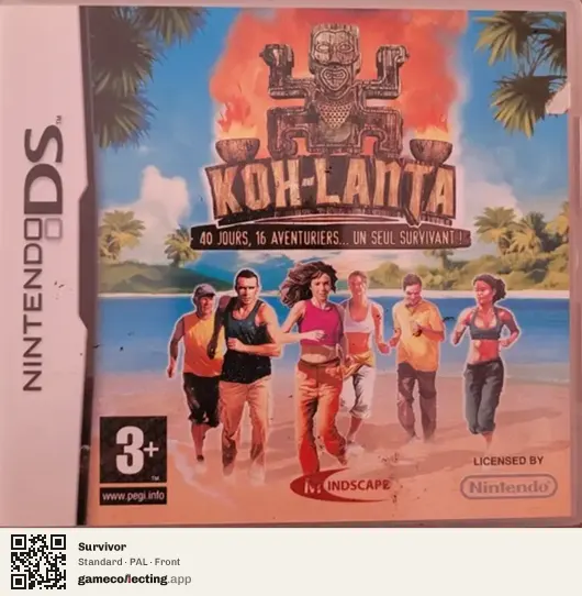Survivor Nintendo DS, PAL box front