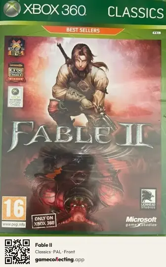 Fable II Xbox 360, PAL box front