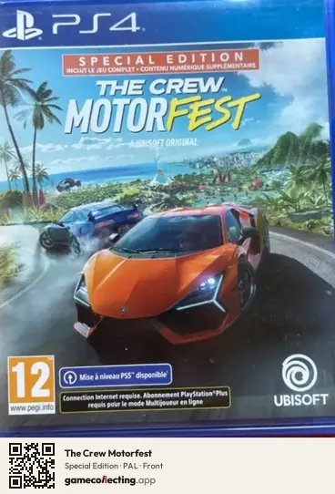 The Crew Motorfest PlayStation 4, PAL box front