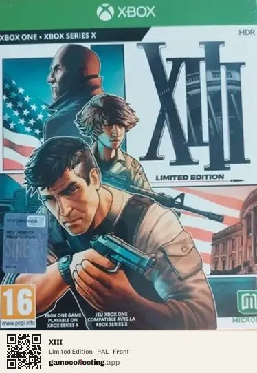 XIII Xbox One, PAL box front
