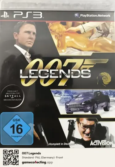 007 Legends PlayStation 3, Germany box front