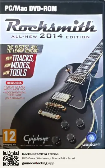 Rocksmith 2014 Edition Computer, PAL box front
