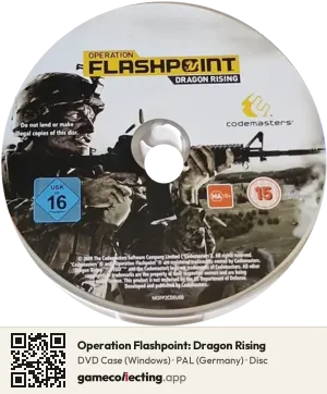 Operation Flashpoint: Dragon Rising Computer, PAL disc