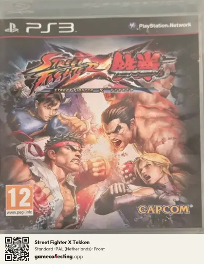 Street Fighter X Tekken PlayStation 3, Netherlands box front