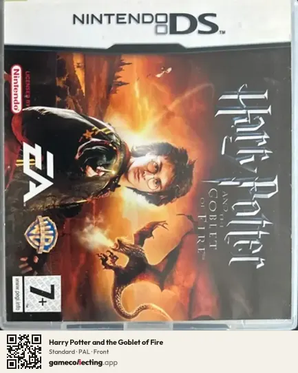 Harry Potter and the Goblet of Fire Nintendo DS, PAL box front