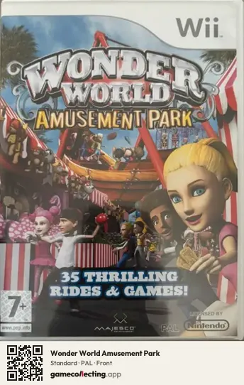 Wonder World Amusement Park Nintendo Wii, PAL box front