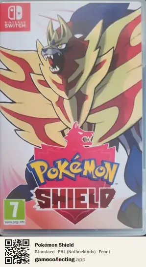 Pokémon Shield Nintendo Switch, Netherlands box front