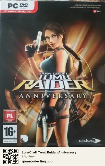 Lara Croft Tomb Raider: Anniversary Computer, PAL box front