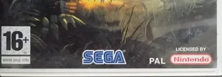 Ghost Squad, the PEGI square on its front