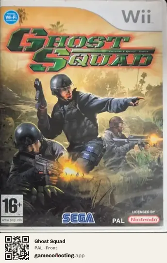 Ghost Squad Nintendo Wii, PAL box front